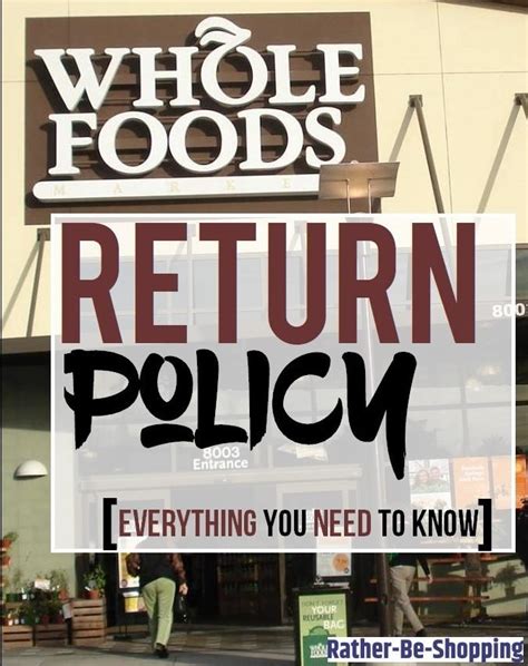 Whole foods return policy. Things To Know About Whole foods return policy. 